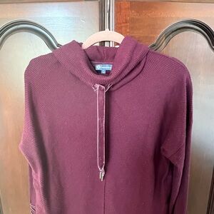 Democracy Deep Burgundy Cowl Neck Sweater
